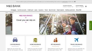M&S Insurance | Insurance Cover You Can Rely On | M&S Bank