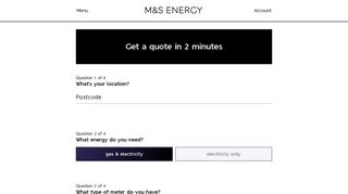 Quote | M&S Energy
