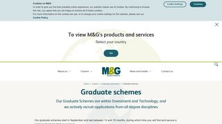 Graduate schemes | M&G Investments