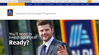 Aldi Recruitment - Graduate Area Manager Programme