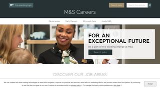 M&S Careers | Jobs In-Store, Head Office, Logistics & International