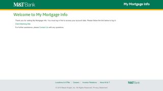 My Mortgage Info: M&T Bank Mortgages