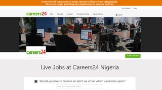 Careers24 Nigeria Jobs and Vacancies - Careers24 - Nigeria