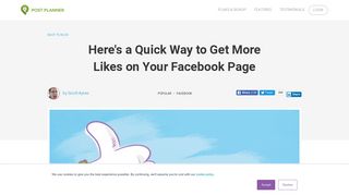 Here's a Quick Way to Get More Likes on Your Facebook Page