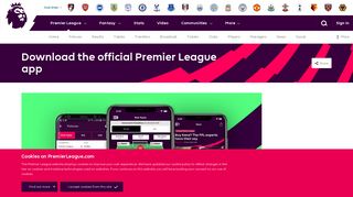 Download Official Premier League Football App 2018/19