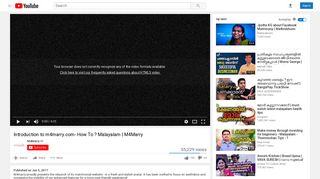 Introduction to m4marry.com- How To ? Malayalam | M4Marry - YouTube
