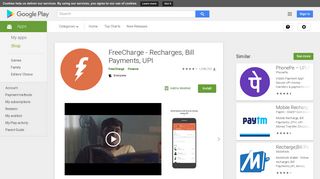 FreeCharge - Recharges, Bill Payments, UPI - Apps on Google Play