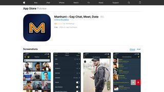 Manhunt – Gay Chat, Meet, Date on the App Store - iTunes - Apple