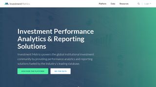 Investment Metrics: Portfolio Analytics, Management and Reporting ...