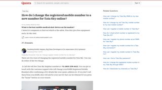 How to change the registered mobile number to a new number for ...