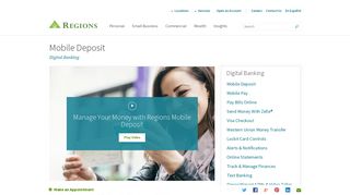 Mobile Deposit | Money Management with a Smartphone | Regions