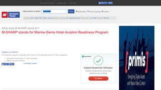 M-SHARP - Marine-Sierra Hotel Aviation Readiness Program ...