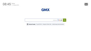 GMX Schweiz - Suchmaschine