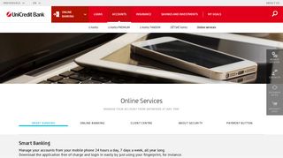Online services - UniCredit Bank