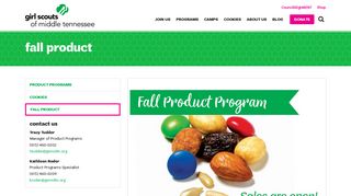 Fall Product | Girl Scouts of Middle Tennessee