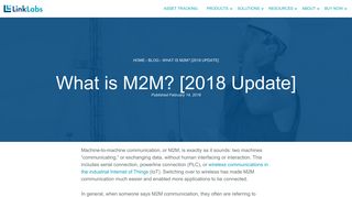 What is M2M? [2018 Update] - Link Labs
