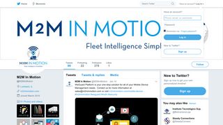 M2M In Motion (@M2MinMotion) | Twitter