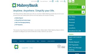 Mobile Banking - Mabrey Bank