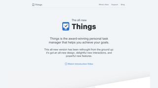 The all-new Things. Your to-do list for Mac & iOS