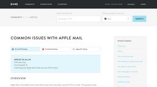 Common issues with Apple Mail - Media Temple