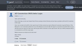 AD Conntection (WiFi) befor Login | Discussion | Jamf Nation
