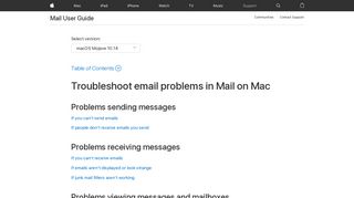 Troubleshoot email problems in Mail on Mac - Apple Support
