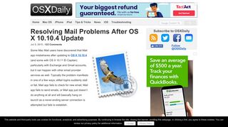 Resolving Mail Problems After OS X 10.10.4 Update - OSXDaily