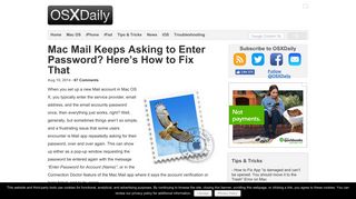 Mac Mail Keeps Asking to Enter Password? Here's How to Fix That