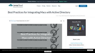 Best Practices for Integrating Macs with Active Directory - JumpCloud