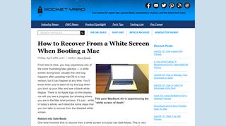 How to Recover From a White Screen When Booting a Mac | Other ...
