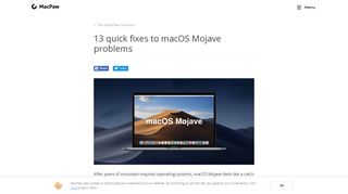 13 quick fixes to macOS Mojave problems - MacPaw