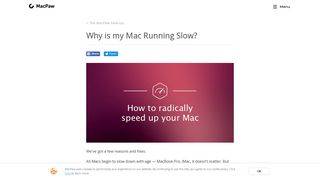 Slow Mac: Why is My Mac Running Slow? | 5 Ways to Fix Your Slow ...