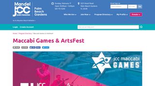 Maccabi Games & ArtsFest - Mandel JCC Palm Beach