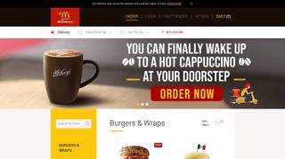 McDelivery - Order Food Online Via McDonald's India Food Delivery ...