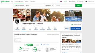 Macdonald Hotels & Resorts Reviews | Glassdoor.co.uk
