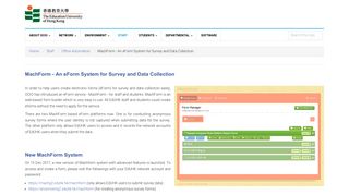 MachForm - An eForm System for Survey and Data Collection | OCIO