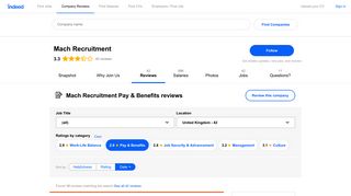 Working at Mach Recruitment: Employee Reviews about Pay ... - Indeed