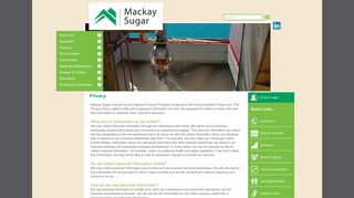 Privacy - Mackay Sugar Limited
