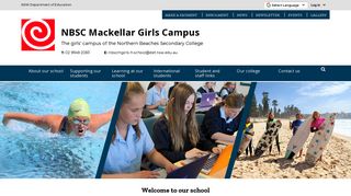 NBSC Mackellar Girls Campus: Home