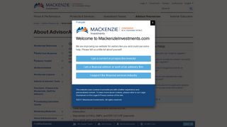 About AdvisorAccess | Mackenzie Investments