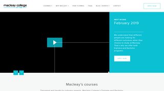 Macleay College - Explore, Inspire, Grow