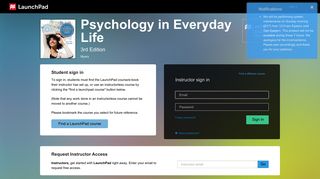 LaunchPad for Myers' Psychology in Everyday Life - Macmillan Learning