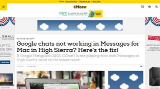 Google chats not working in Messages for Mac in High Sierra? Here's ...