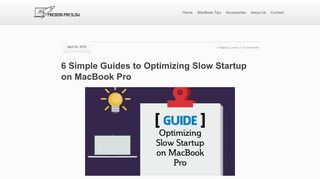 6 Simple Guides to Optimizing Slow Startup on MacBook Pro