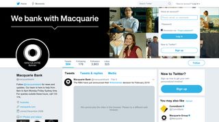 Macquarie Bank (@macquariebank) | Twitter
