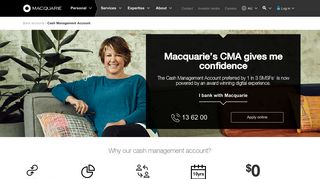Cash Management Account | Savings & Investments | Macquarie