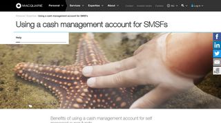 Cash Management Account for SMSF ... - Macquarie Group