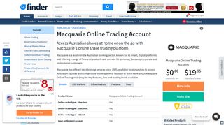 Macquarie Online Trading Account Review | finder.com.au