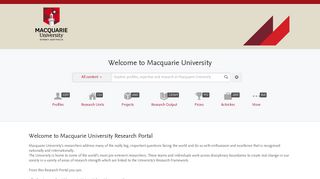 Macquarie University Research Portal