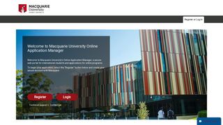 MQU Apply Online (not Logged In) - Register or Login - Macquarie ...